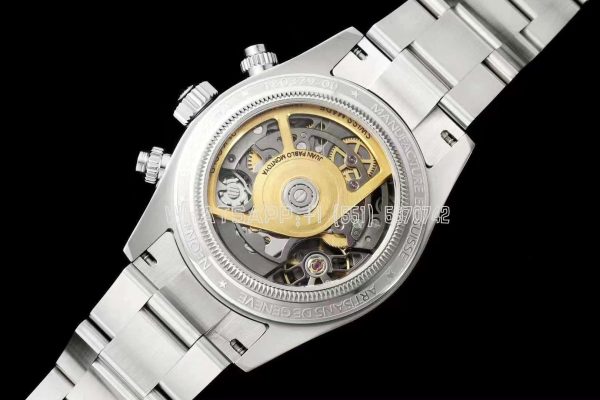 Rolex Daytona Artisans Skeleton SS Best Edition Blue Ceramic Bezel Skeleton Dial on SS Oyster Bracelet SA4130 - Image 9