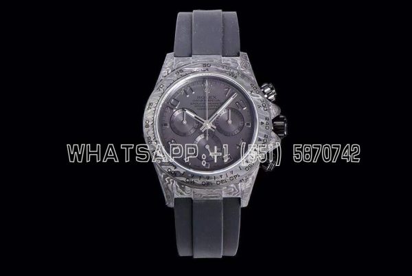 Rolex Daytona DiW All Black Forged Cabon Casing Mirror Replica