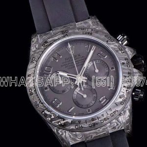 Rolex Daytona DiW All Black Forged Cabon Casing Mirror Replica