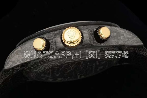 Rolex Daytona DiW COLOR CHANGING Edition Brown Gold Carbon Fiber - Image 7