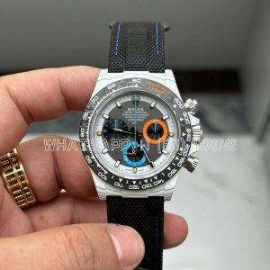 Rolex Daytona DiW Ocellaris Edition White Carbon Fiber Watch Black nylon strap