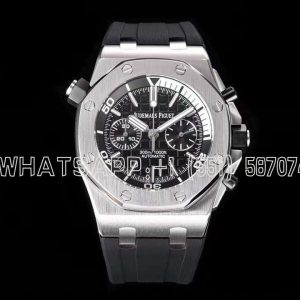 Audemars Piguet Royal Oak Offshore Diver Chrono 26703ST.OO SS Black Dial Swiss 3124 JJF