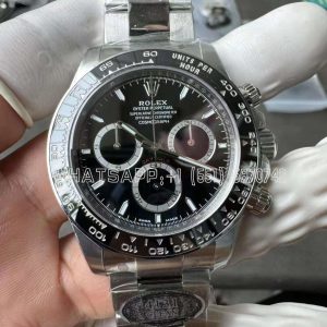 Rolex Daytona 116500 LN SS 904L Black Dial Swiss 4130 Clean Factory