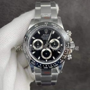 Rolex Daytona 116500 LN SS 904L Black Dial Swiss 4130 NOOB Factory