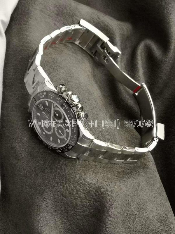 Rolex Daytona 116500 LN SS 904L Black Dial Swiss 4130 VS Factory - Image 4
