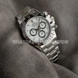 Rolex Daytona 116500 LN SS 904L White Dial Swiss 4130 VS Factory