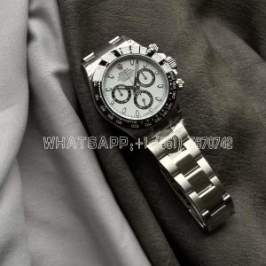 Rolex Daytona 116500 LN SS 904L White Dial Swiss 4130 VS Factory