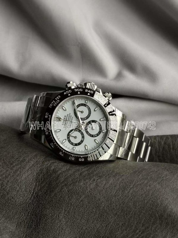Rolex Daytona 116500 LN SS 904L White Dial Swiss 4130 VS Factory