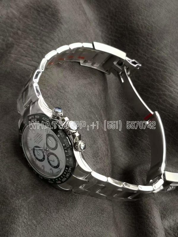 Rolex Daytona 116500 LN SS 904L White Dial Swiss 4130 VS Factory - Image 4