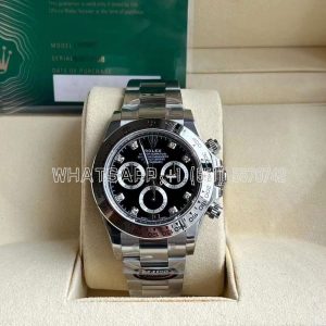 Rolex Daytona 116500 SS 904L Black Dial Ceramic Bezel Swiss 4130 BT Factory