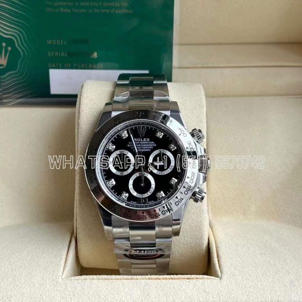 Rolex Daytona 116500 SS 904L Black Dial Ceramic Bezel Swiss 4130 BT Factory