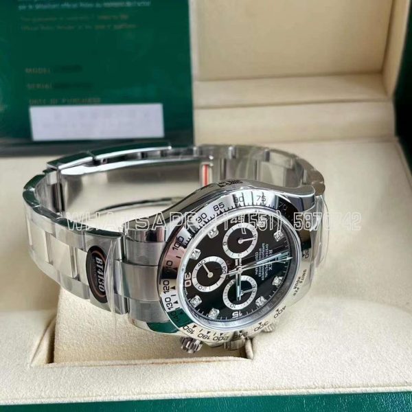 Rolex Daytona 116500 SS 904L Black Dial Ceramic Bezel Swiss 4130 BT Factory