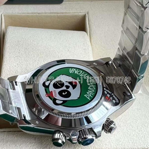 Rolex Daytona 116500 SS 904L Black Dial Ceramic Bezel Swiss 4130 BT Factory - Image 8