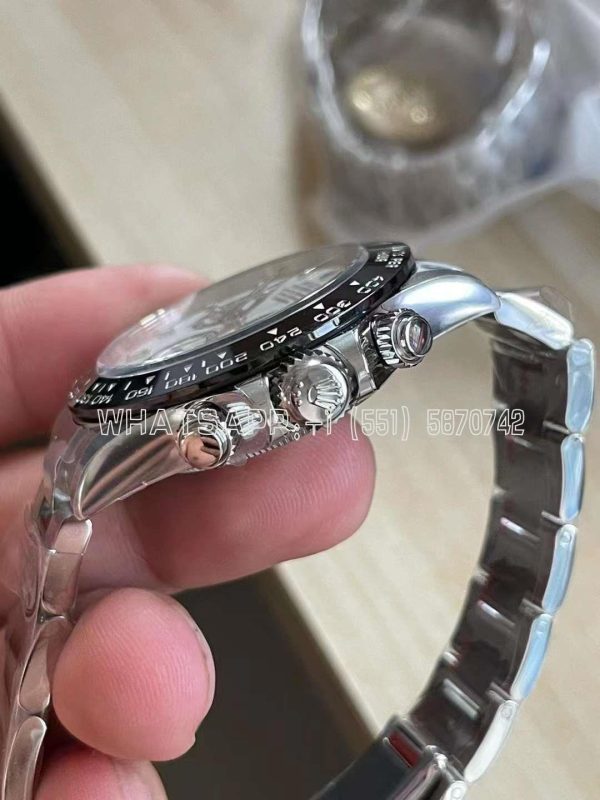 Rolex Daytona 116500 SS 904L White Dial Ceramic Bezel Swiss 4130 Clean Factory - Image 7