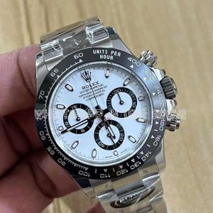 Rolex Daytona 116500 SS 904L White Dial Ceramic Bezel Swiss 4130 BT Factory