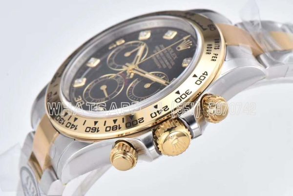 Rolex Daytona 116508 Black Dial with Diamond Markers Swiss 4130 Clean Factory - Image 2