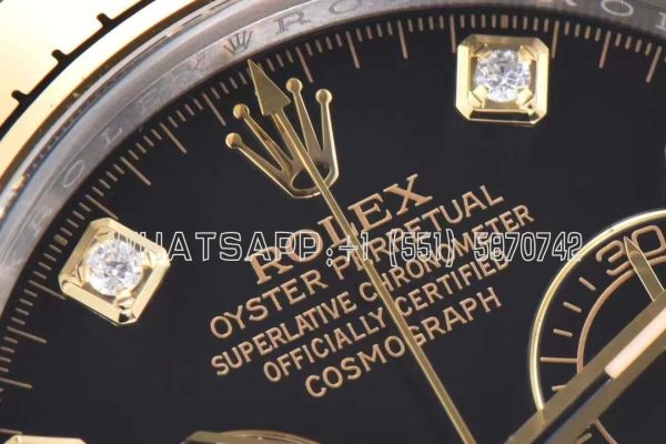 Rolex Daytona 116508 Black Dial with Diamond Markers Swiss 4130 Clean Factory - Image 4