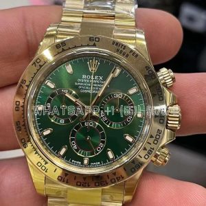 Rolex Daytona 116508 Green Dial on YG Bracelet Swiss 4130 Clean Factory
