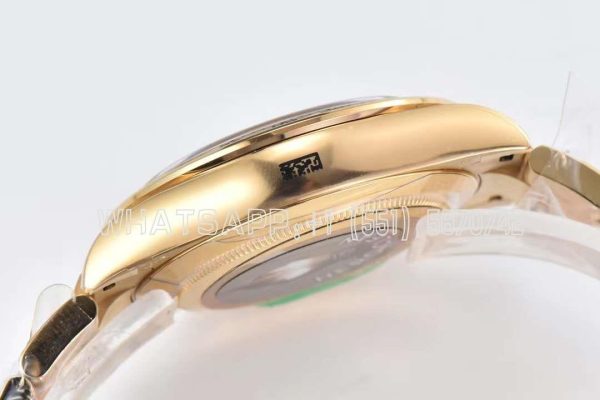Rolex Daytona 116508 Paul Newman Yellow Gold Plated SS 904L Black Dial Swiss 4130 Clean Factory - Image 4