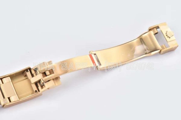 Rolex Daytona 116508 Paul Newman Yellow Gold Plated SS 904L Black Dial Swiss 4130 Clean Factory - Image 9