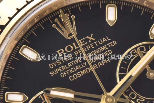 Rolex Daytona 116508 Yellow Gold Black Dial Swiss 4130 Clean Factory - Image 2