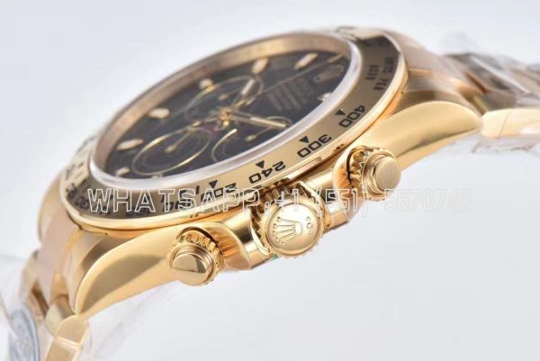 Rolex Daytona 116508 Yellow Gold Black Dial Swiss 4130 Clean Factory