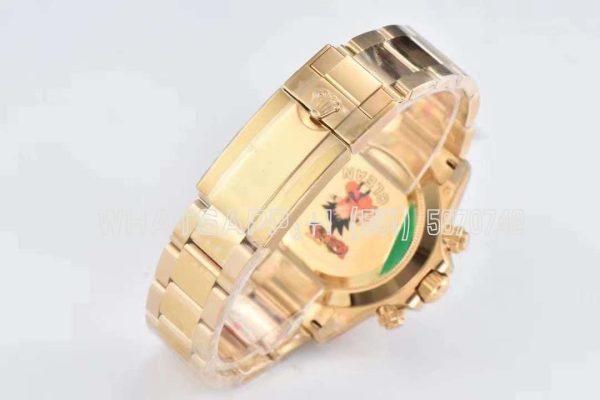 Rolex Daytona 116508 Yellow Gold White Dial Swiss 4130 Clean Factory - Image 5