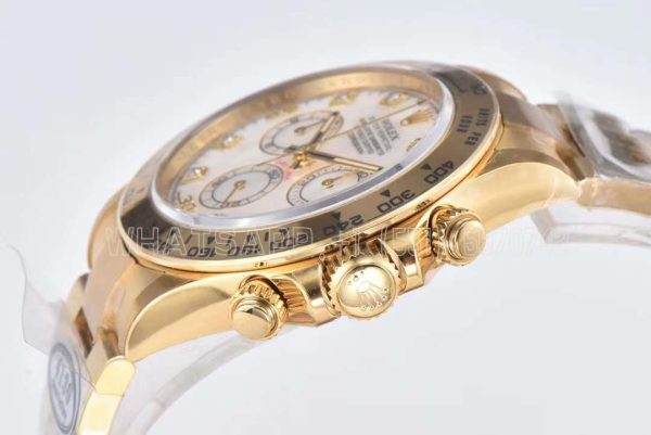 Rolex Daytona 116508 yellow gold with mother-of-pearl dial Swiss 4130 Clean Factory - Image 3