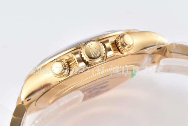 Rolex Daytona 116508 yellow gold with mother-of-pearl dial Swiss 4130 Clean Factory - Image 9