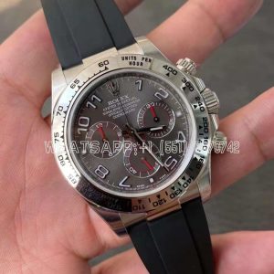 Rolex Daytona 116509 Slate Grey Dial White Gold Swiss 4130 Clean Factory