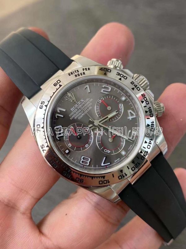 Rolex Daytona 116509 Slate Grey Dial White Gold Swiss 4130 Clean Factory