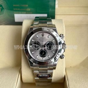 Rolex Daytona 116509 SS 904L Anthracite Dial Swiss 4130 BT Factory