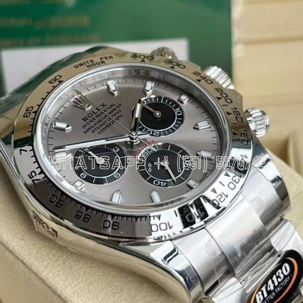 Rolex Daytona 116509 SS 904L Anthracite Dial Swiss 4130 BT Factory