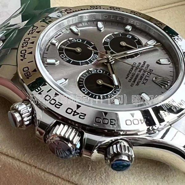 Rolex Daytona 116509 SS 904L Anthracite Dial Swiss 4130 BT Factory