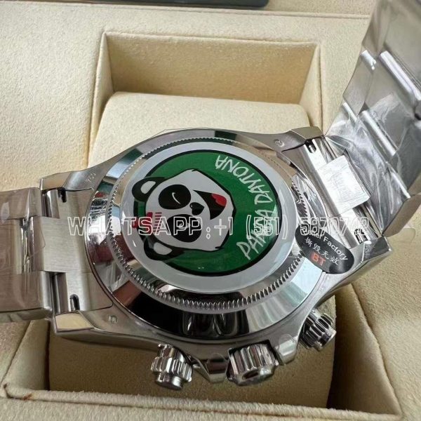 Rolex Daytona 116509 SS 904L Anthracite Dial Swiss 4130 BT Factory - Image 8