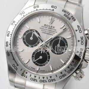 Rolex Daytona 116509 SS 904L Anthracite Dial Swiss 4131 Clean Factory