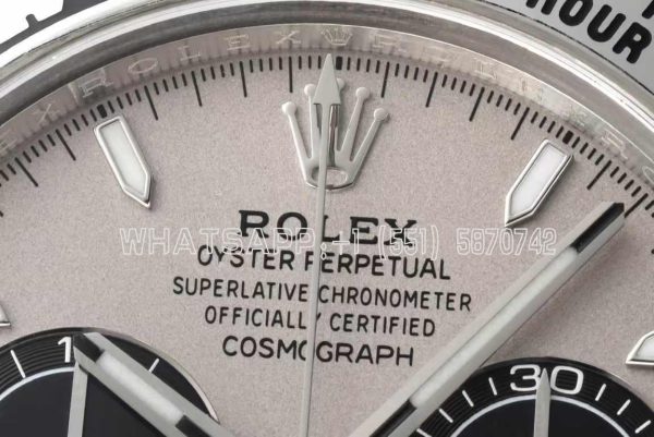 Rolex Daytona 116509 SS 904L Anthracite Dial Swiss 4131 Clean Factory - Image 4