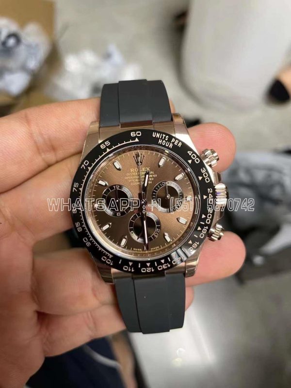 Rolex Daytona 116515 LN 18K Rose Gold Chocolate Dial Swiss 4130 BT Factory