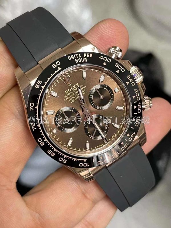Rolex Daytona 116515 LN 18K Rose Gold Chocolate Dial Swiss 4130 BT Factory