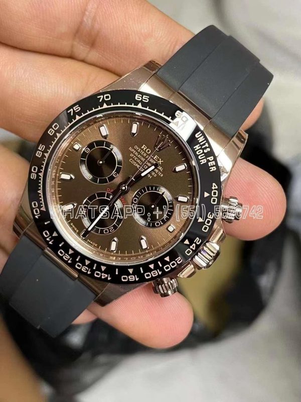 Rolex Daytona 116515 LN 18K Rose Gold Chocolate Dial Swiss 4130 BT Factory