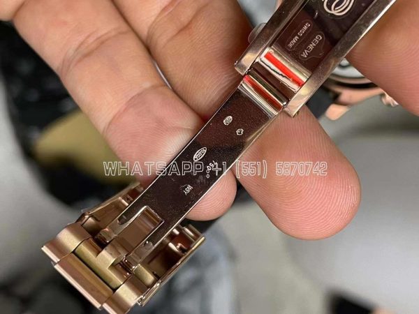 Rolex Daytona 116515 LN 18K Rose Gold Chocolate Dial Swiss 4130 BT Factory - Image 9