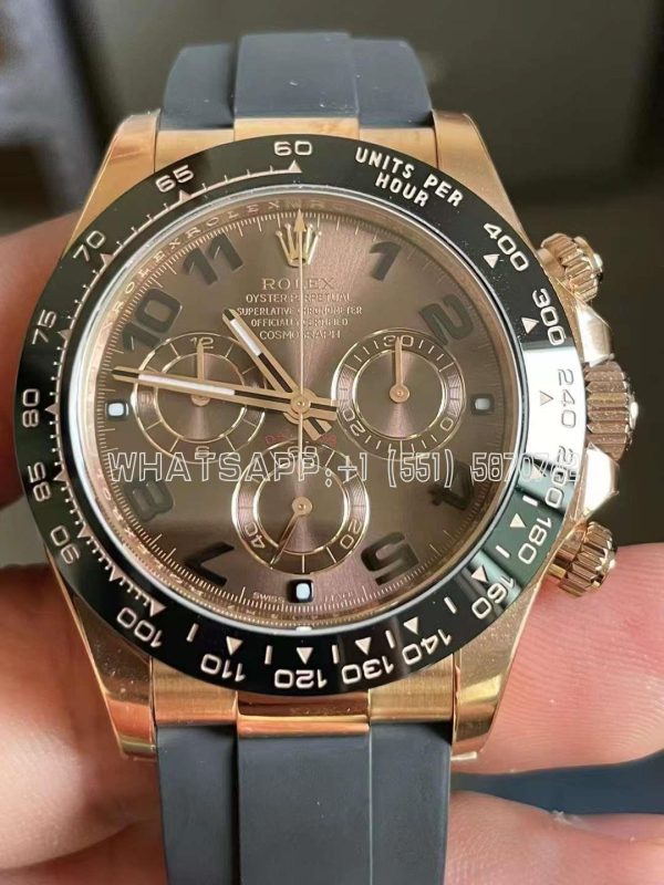 Rolex Daytona 116515 LN 18K Rose Gold Chocolate Dial Swiss 4130 Clean Factory