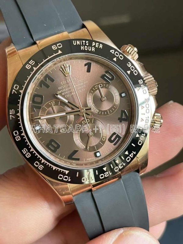 Rolex Daytona 116515 LN 18K Rose Gold Chocolate Dial Swiss 4130 Clean Factory