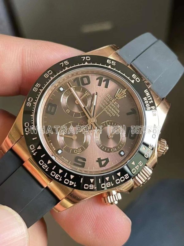 Rolex Daytona 116515 LN 18K Rose Gold Chocolate Dial Swiss 4130 Clean Factory