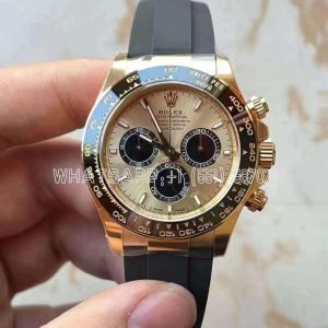 Rolex Daytona 116518 LN Yellow Gold Champagne Dial Swiss 4130 Clean Factory