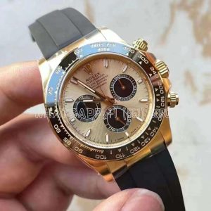 Rolex Daytona 116518 LN Yellow Gold Champagne Dial Swiss 4130 Clean Factory