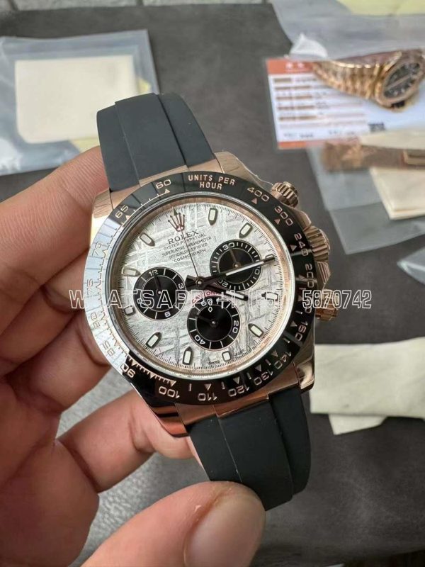 Rolex Daytona 116518LN Meteorite Dial in Rose Gold BT Factory