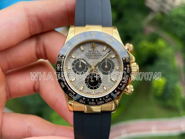 Rolex Daytona 116518LN Meteorite Dial in Yellow Gold NOOB Factory