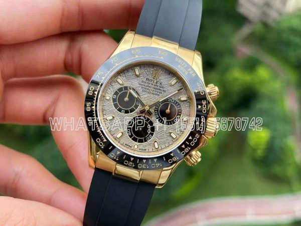 Rolex Daytona 116518LN Meteorite Dial in Yellow Gold NOOB Factory