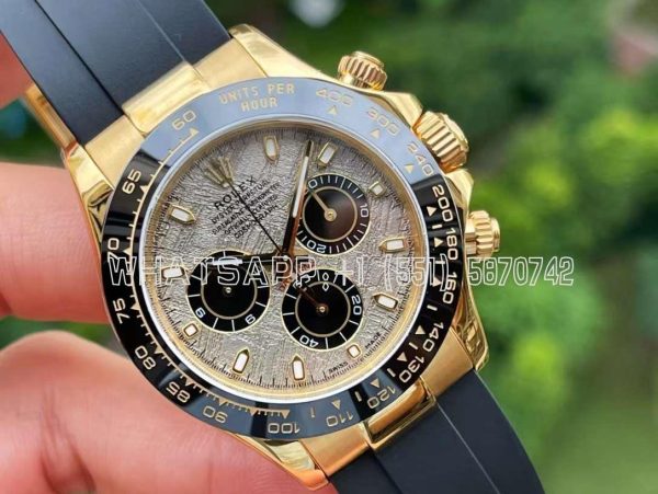 Rolex Daytona 116518LN Meteorite Dial in Yellow Gold NOOB Factory